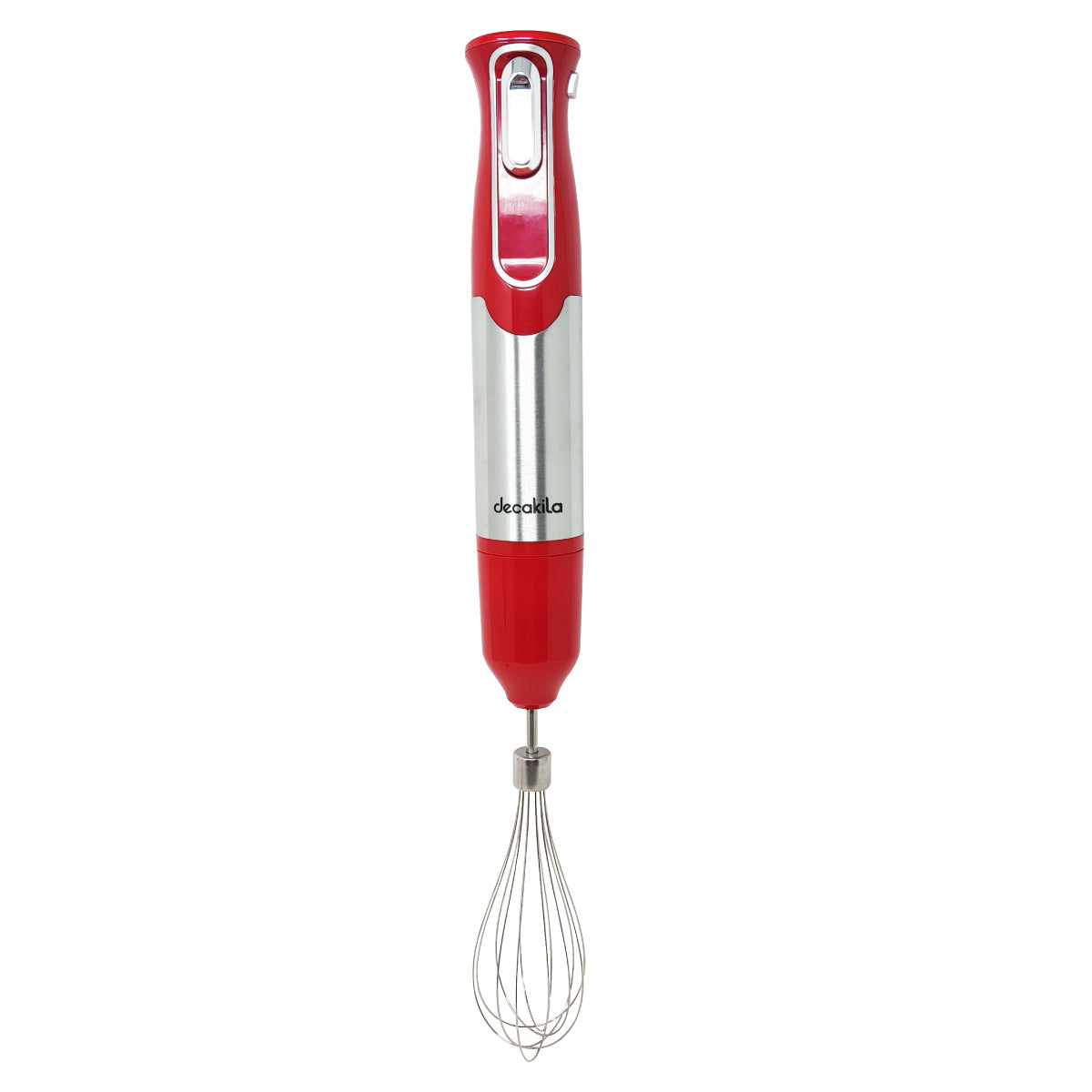 Batidora de Inmersión Inálambrica con Accesorios 4 en 1 Rojo Decakila KMJB024R (Paquete con 6 Piezas)