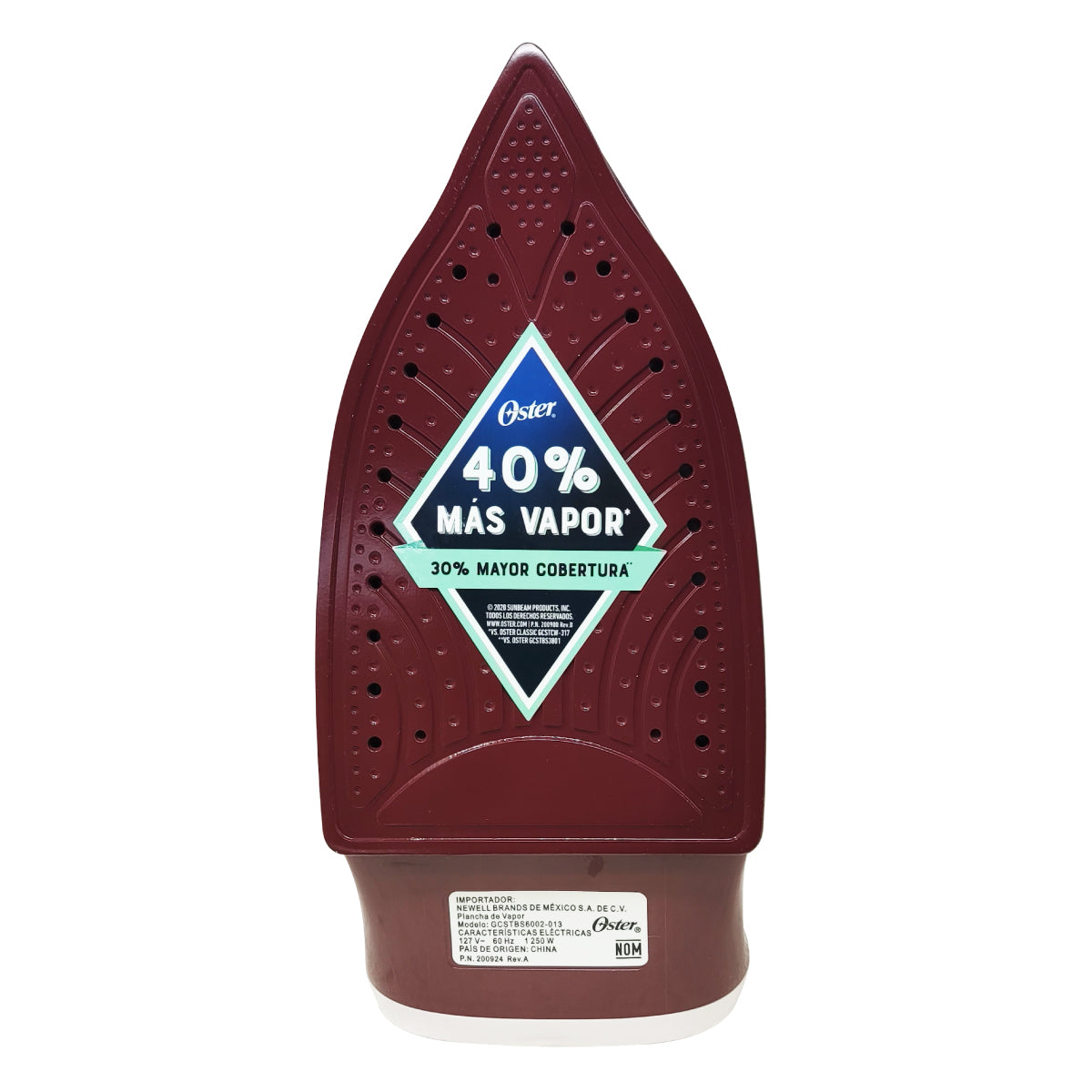 Plancha De Vapor Suela Antiadherente Rojo Oster GCSTBS6002-013 (2115015)