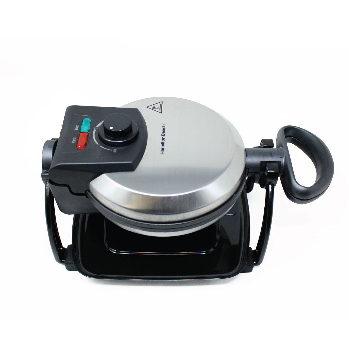 Waflera Rotatoria con Antiadherente de Acero Inoxidable Hamilton Beach 26010R