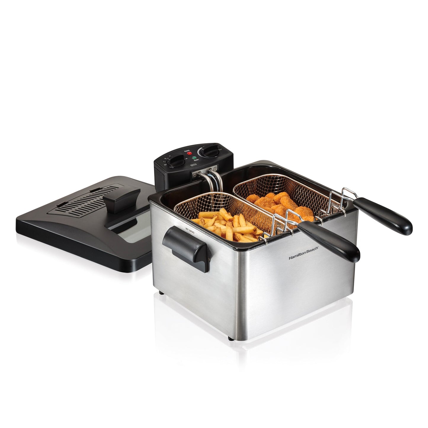 Freidora 12 Tazas (2.8 L) con 3 Cestas Hamilton Beach 35034
