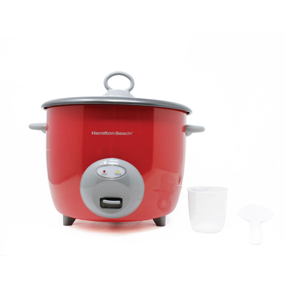 Arrocera Eléctrica de 20 Tazas con Accesorios Roja Hamilton Beach 37538