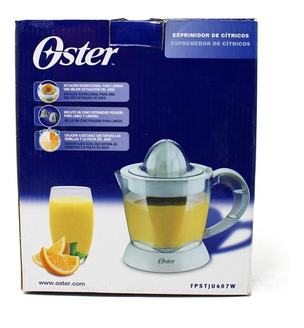 Exprimidor De Cítricos Eléctrico 2 Medidas Oster FPSTJU407W