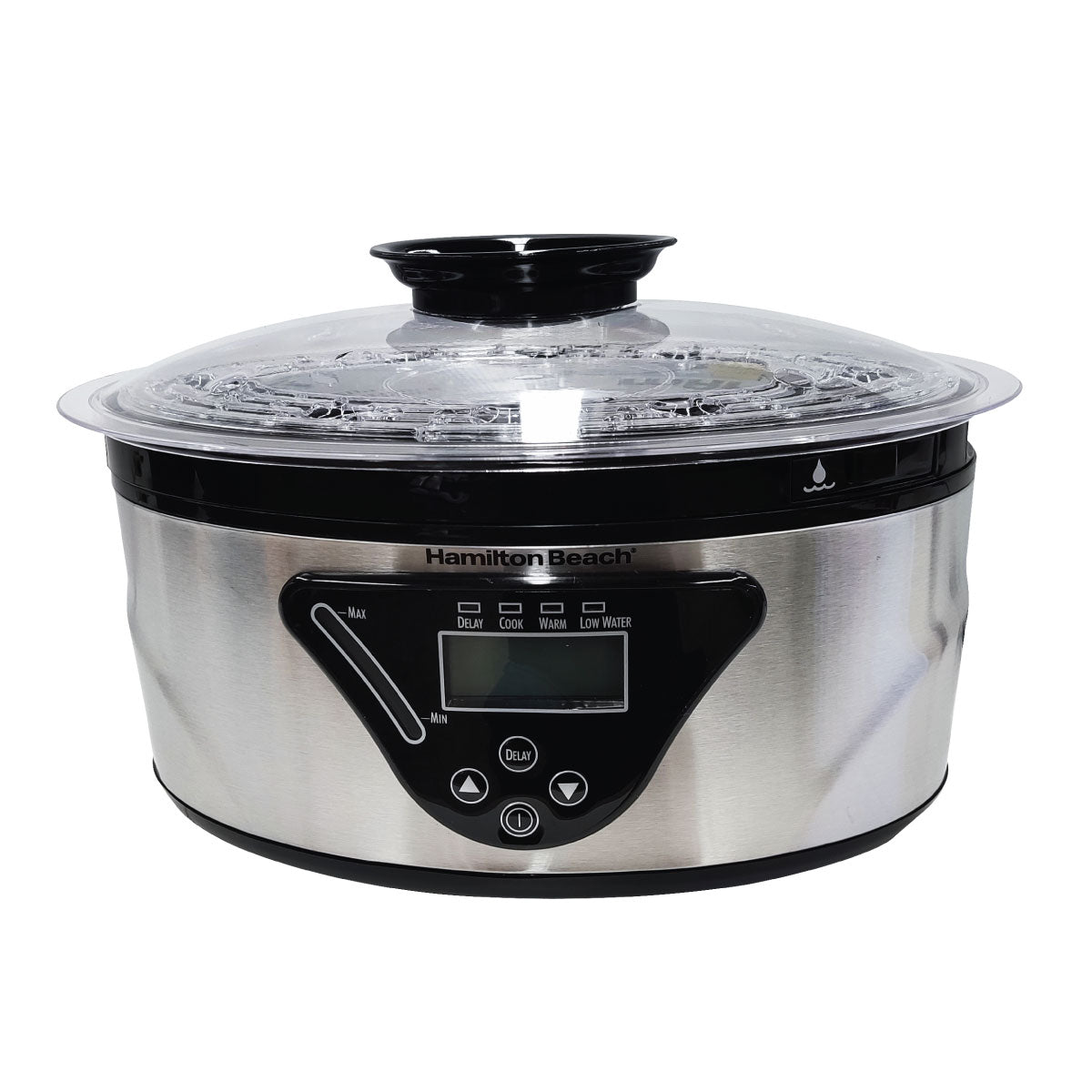 Vaporera de Alimentos 2 Niveles Panel Digital Hamilton Beach 37530