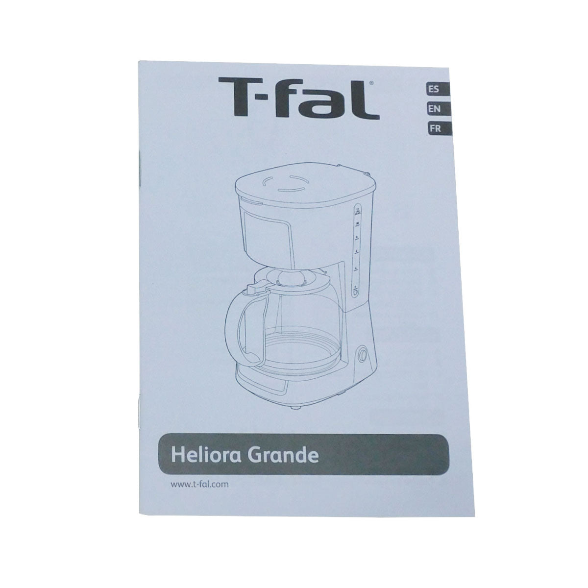 Cafetera de Goteo 12 Tazas Heliora Grande T-fal CM1408MX (Caja de 4 Piezas)