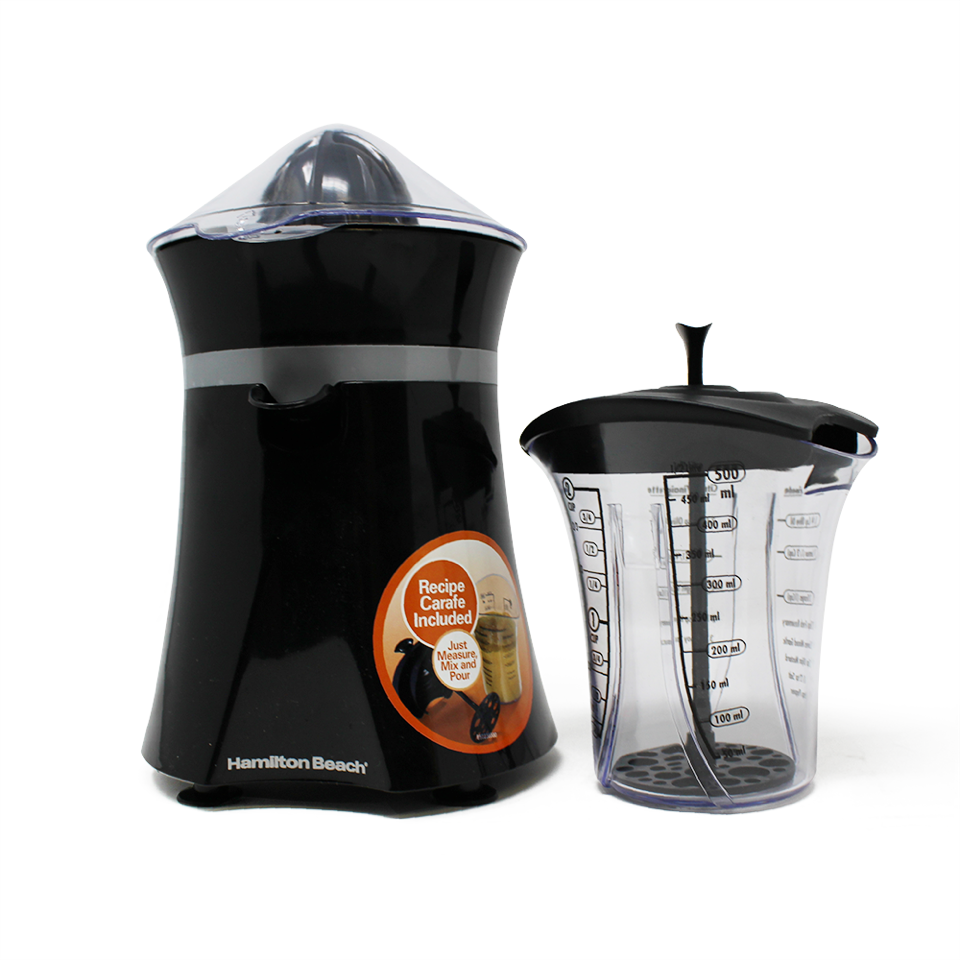 Exprimidor de Cítricos Motor Reversible FreshMix™ Negro Hamilton Beach 66333