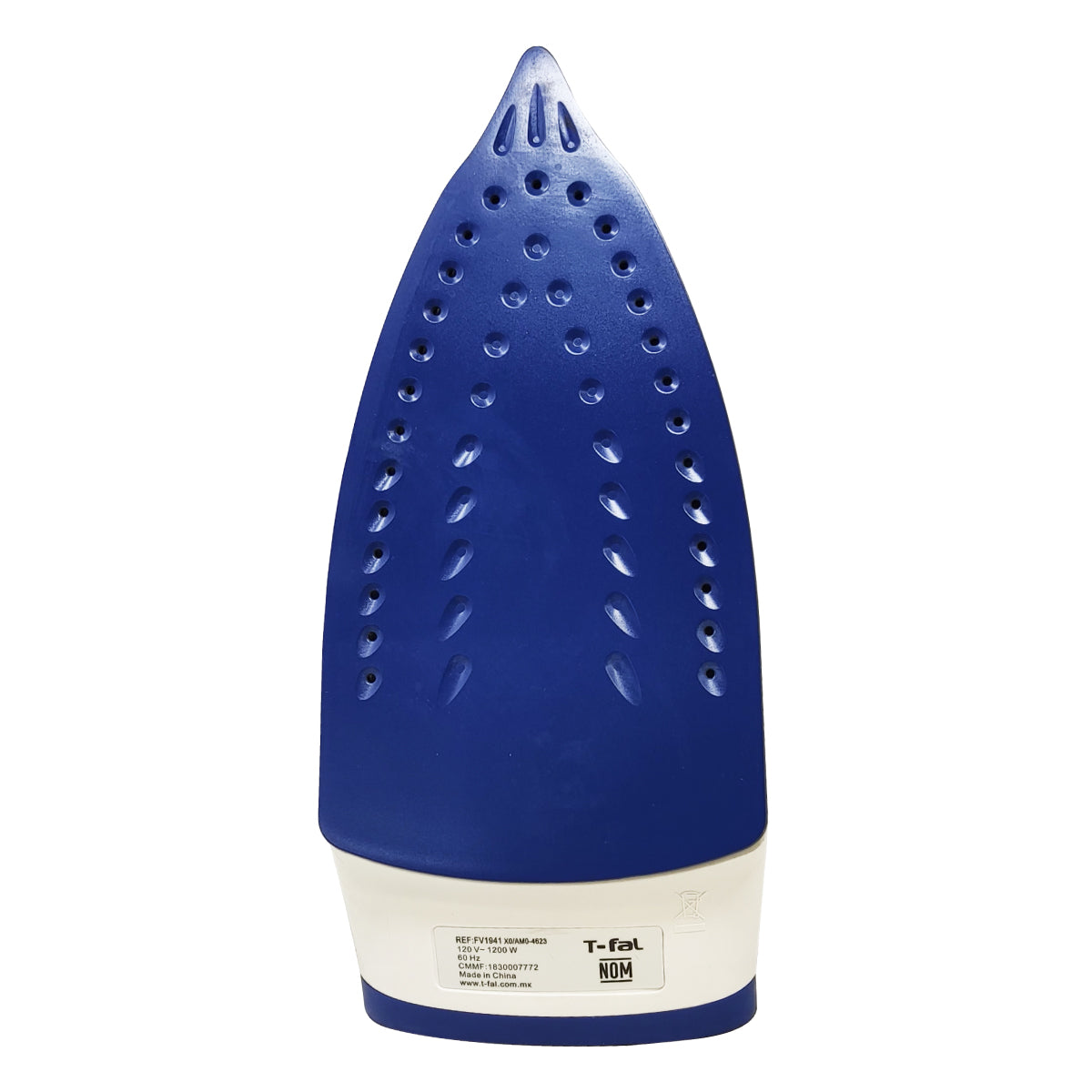 Plancha De Vapor Suela de Cerámica Easy Steam Azul T-Fal FV1941X0
