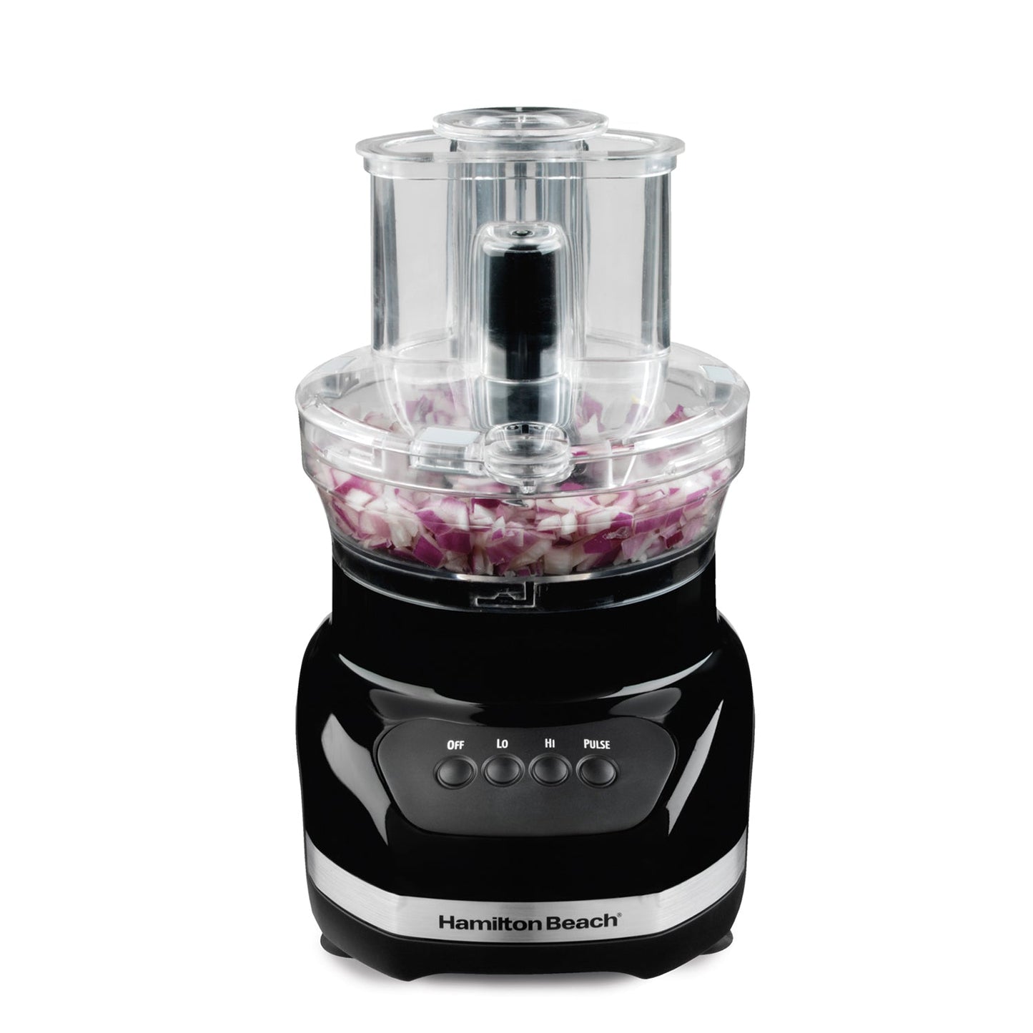 Procesador de Alimentos Big Mouth® Dúo Plus 12 y 4 Tazas Hamilton Beach 70580