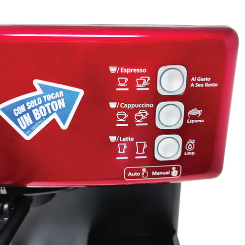 Cafetera Automatica De Expresso Prima Latte Roja Oster BVSTEM6603R-013