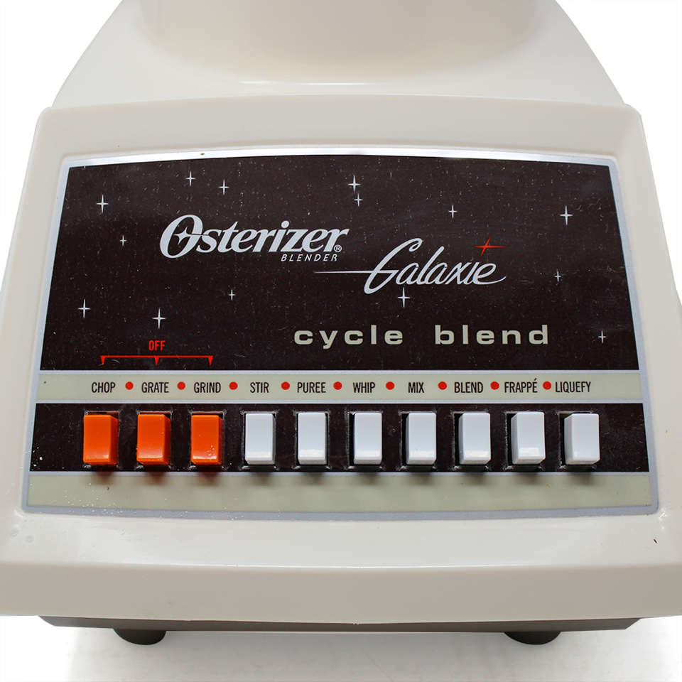Licuadora 10 Velocidades Vaso de Vidrio Galaxy Osterizer Almendra 869-16G