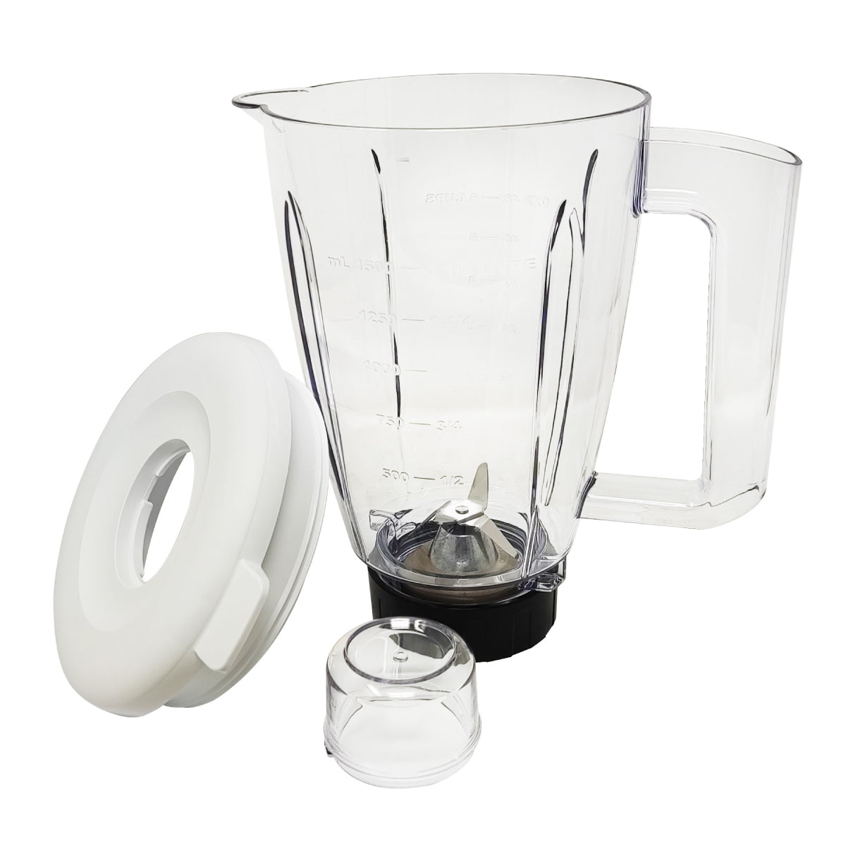 Licuadora 2 Velocidades + Pulso Vaso de Plástico Blanca Decakila KUJB043W
