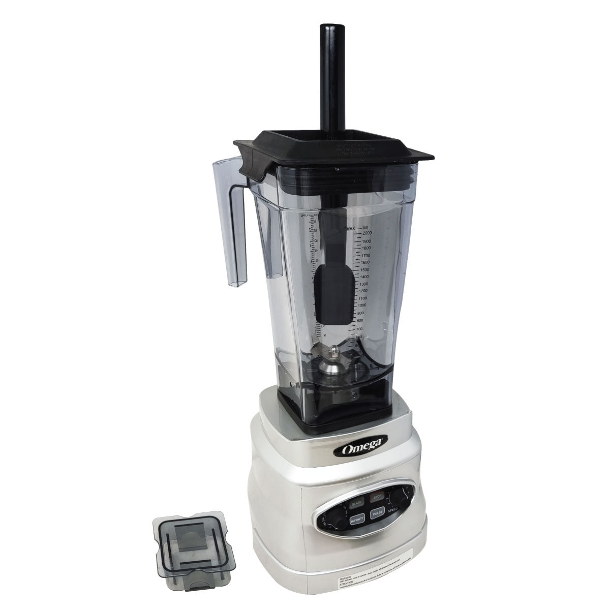 Licuadora 10 Velocidades 3 Hp con Temporizador Vaso Tritan Profesional Omega OM7560F