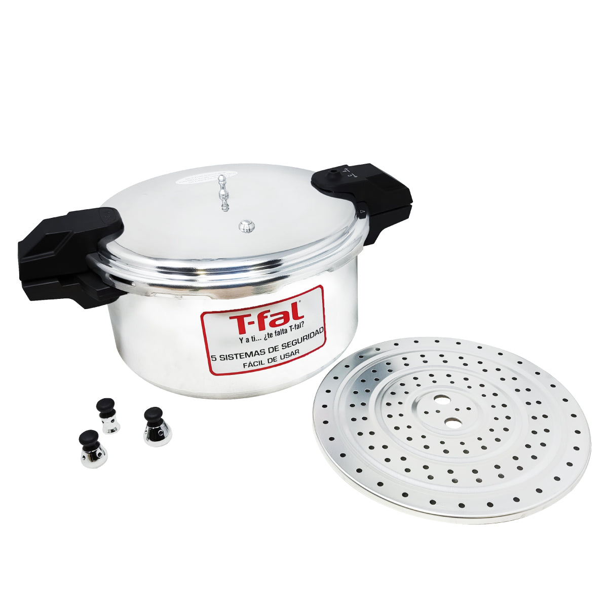 Olla Express de Presión 12 Qt (11 L) Secure Aluminio T-fal YL307LA7