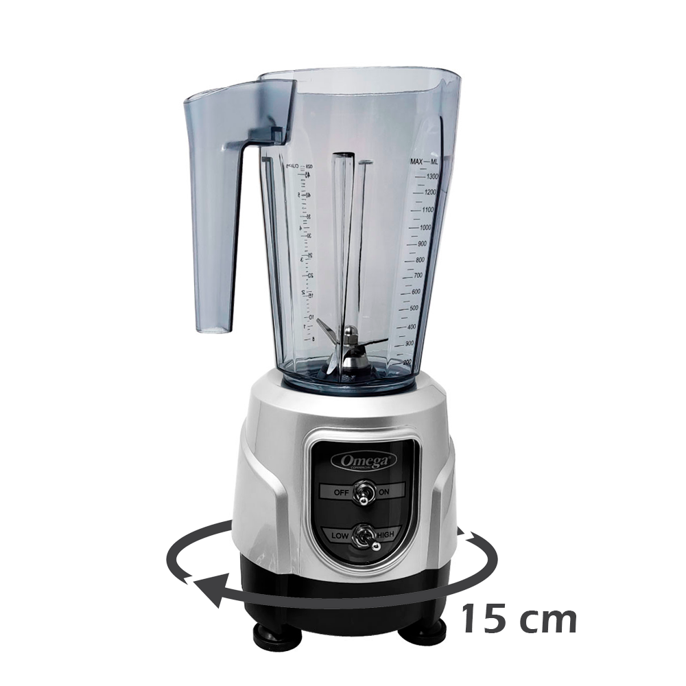 Licuadora 2 Velocidades 1 Hp Vaso Tritán Profesional Omega BL330S