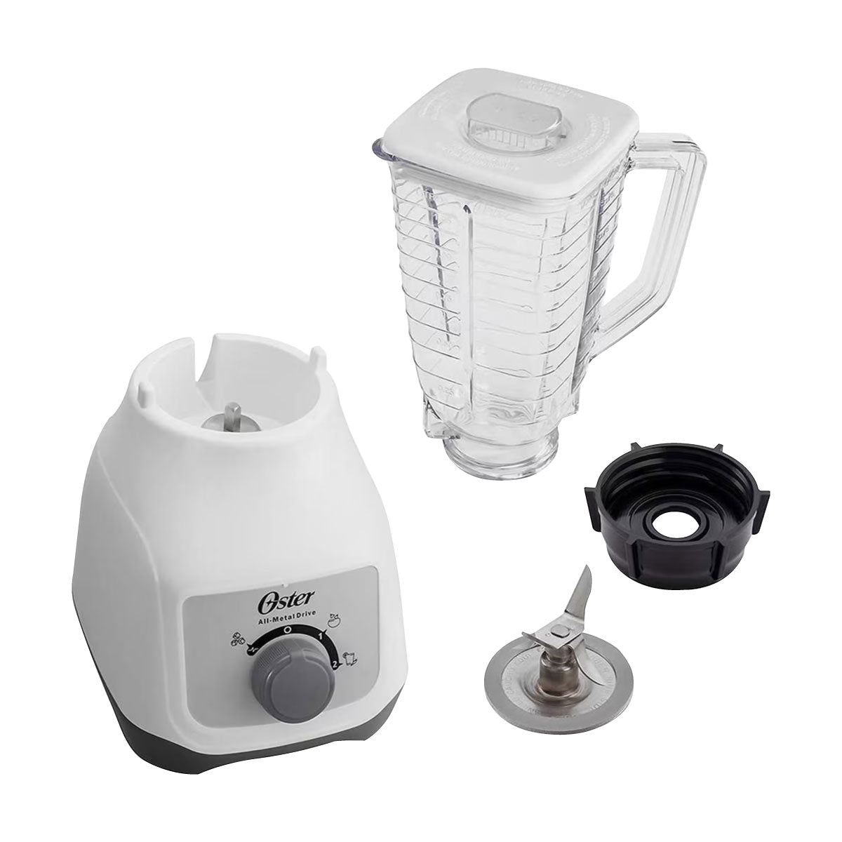 Licuadora 2 Velocidades + Pulso Vaso de Plástico Blanca Oster BLSTKAP-WRD-013 (2110675)