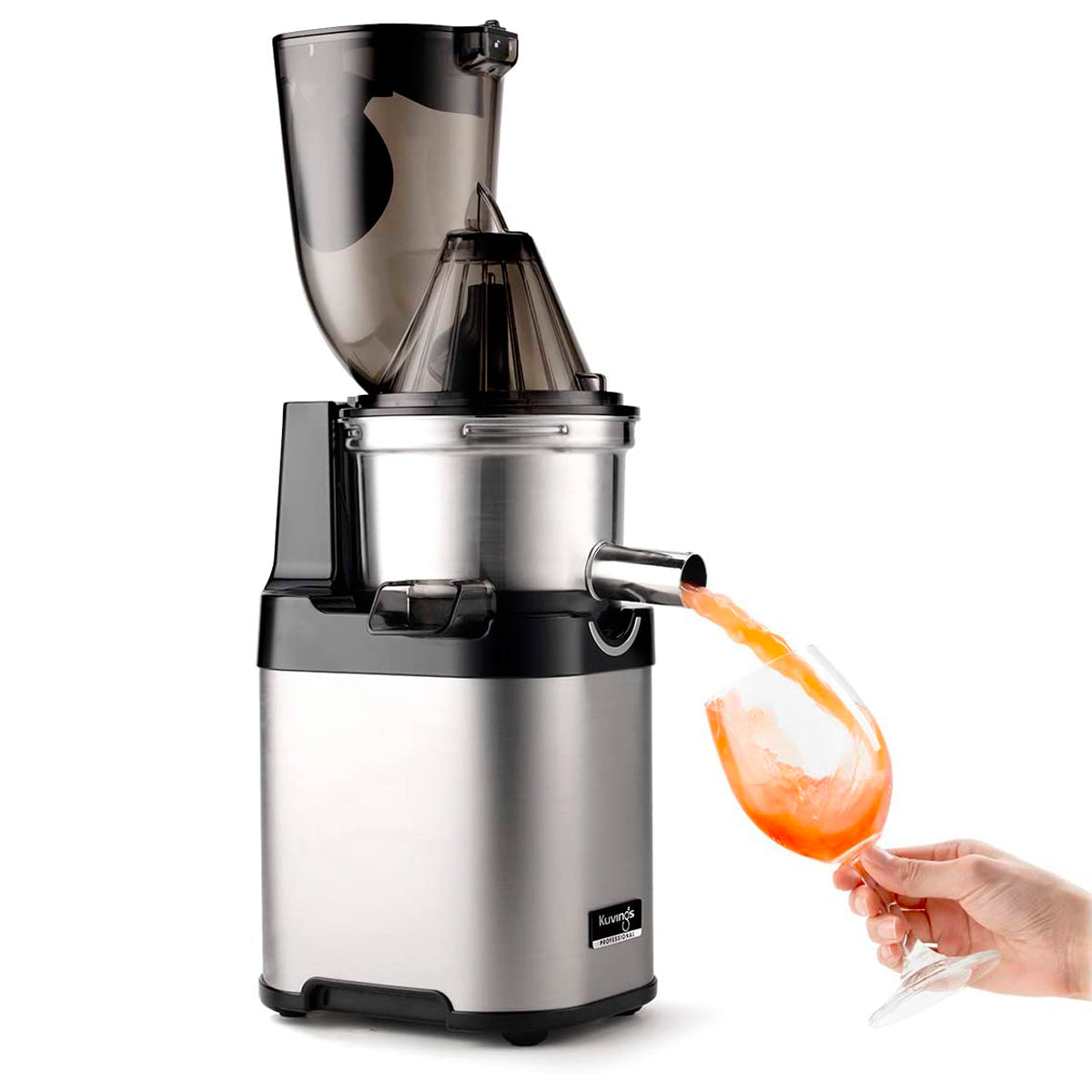 Extractor De Jugo Prensa Fría Comercial Cabezal Acero Inox Kuvings CS700