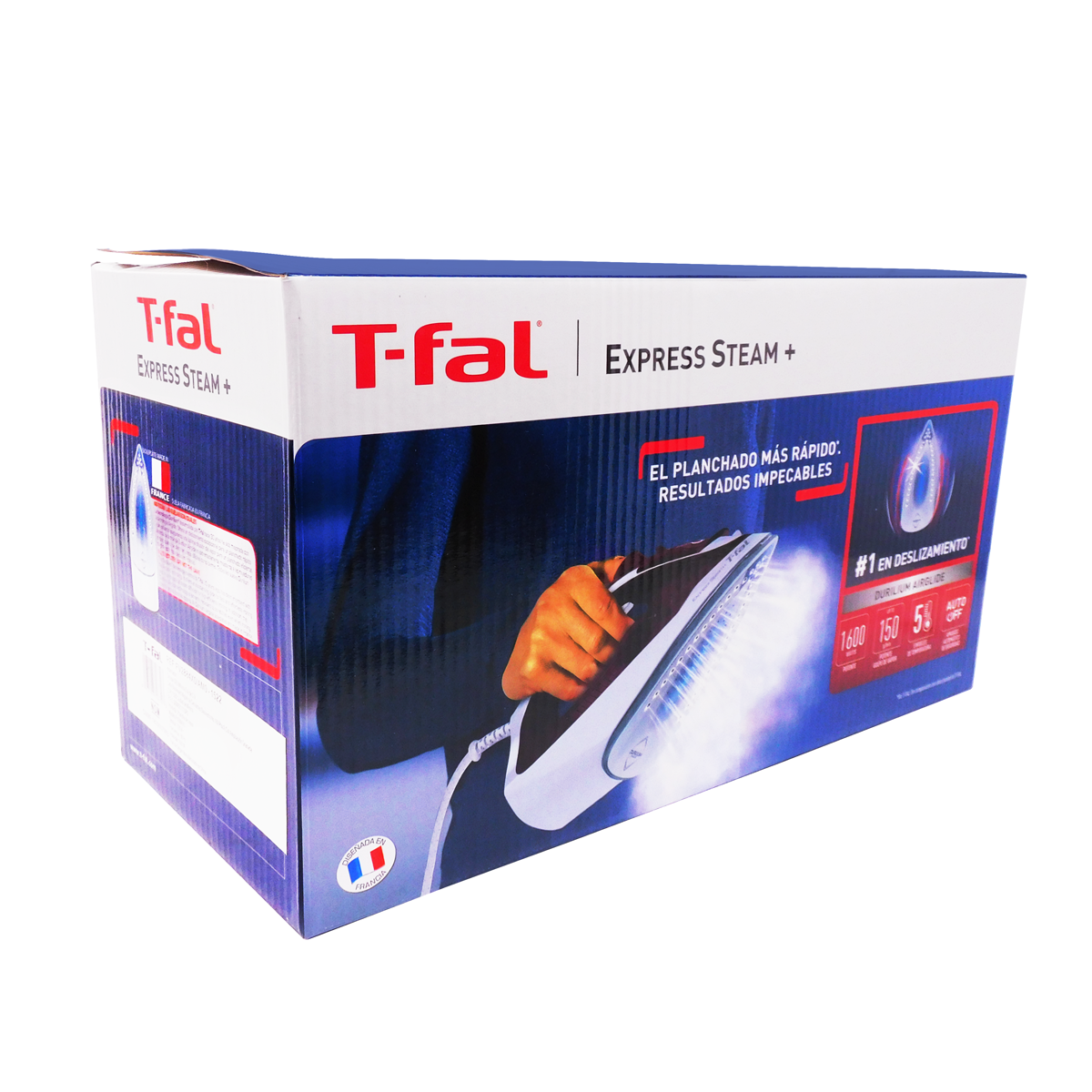 Plancha de Vapor Suela Durilium con Autoapagado Express Steam Rojo T-fal FV2884X0