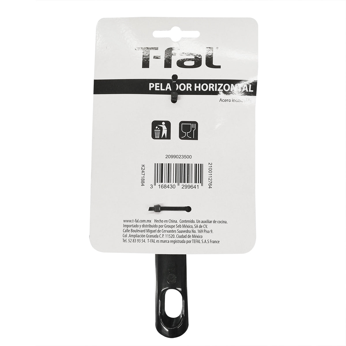 Pelador de Vegetales Essential Negro T-FAL K2471884