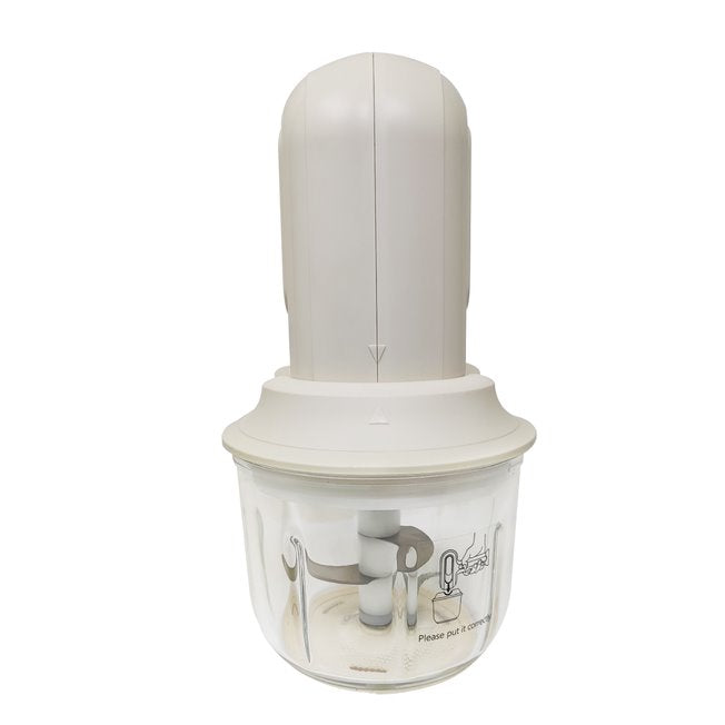 Batidora de Mano 3 Velocidades con Procesador Inalámbrica Blanca Decakila KMMX019E