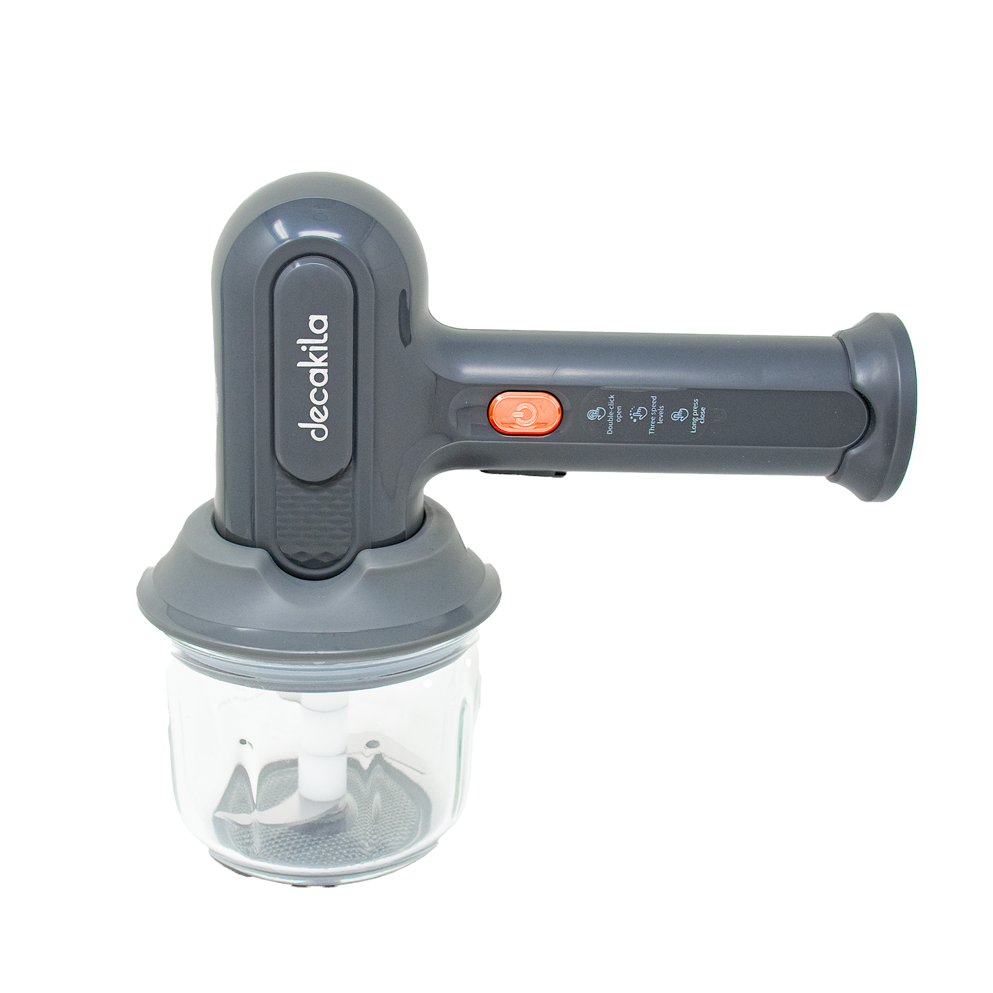 Batidora de Mano 3 Velocidades con Procesador Inalámbrica Negro Decakila KMMX019G