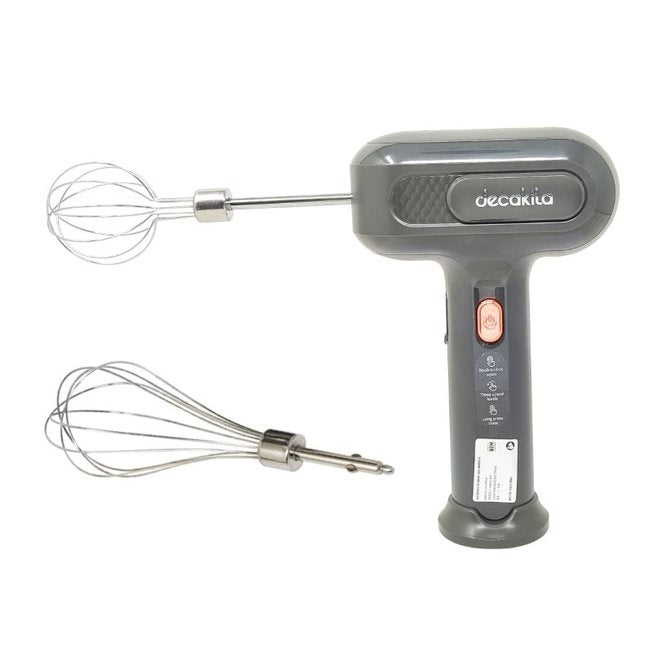 Batidora de Mano 3 Velocidades con Procesador Inalámbrica Negro Decakila KMMX019G