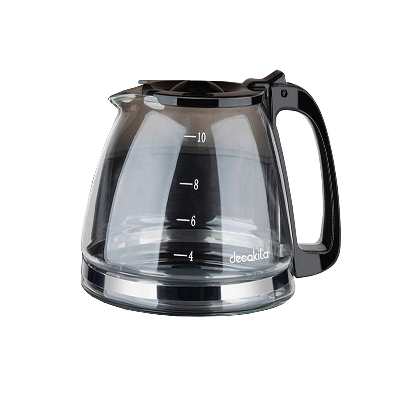 Cafetera de Goteo 10 Tazas (1.25 L) Negra Decakila KUCF001B (Caja con 6 Piezas)