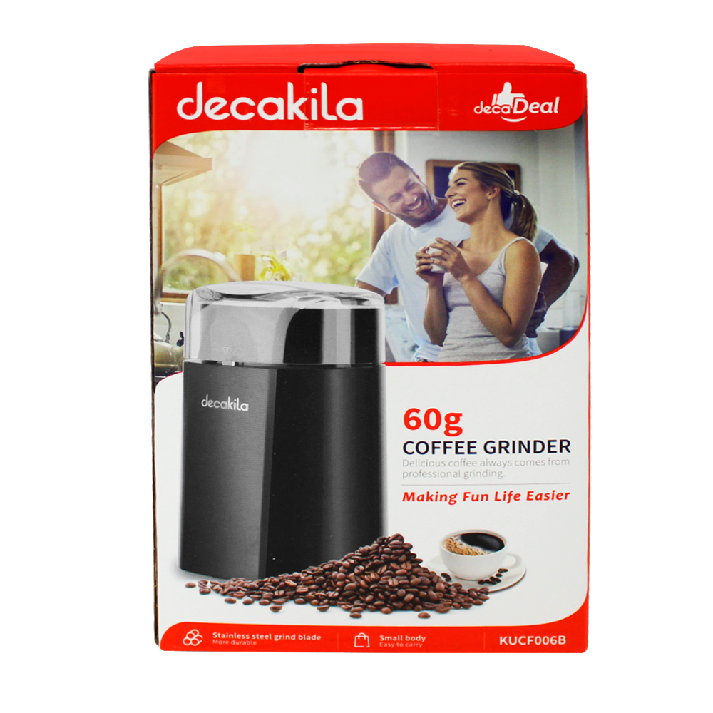 Molino De Café Electrico 60 G Negro Decakila KUCF006B