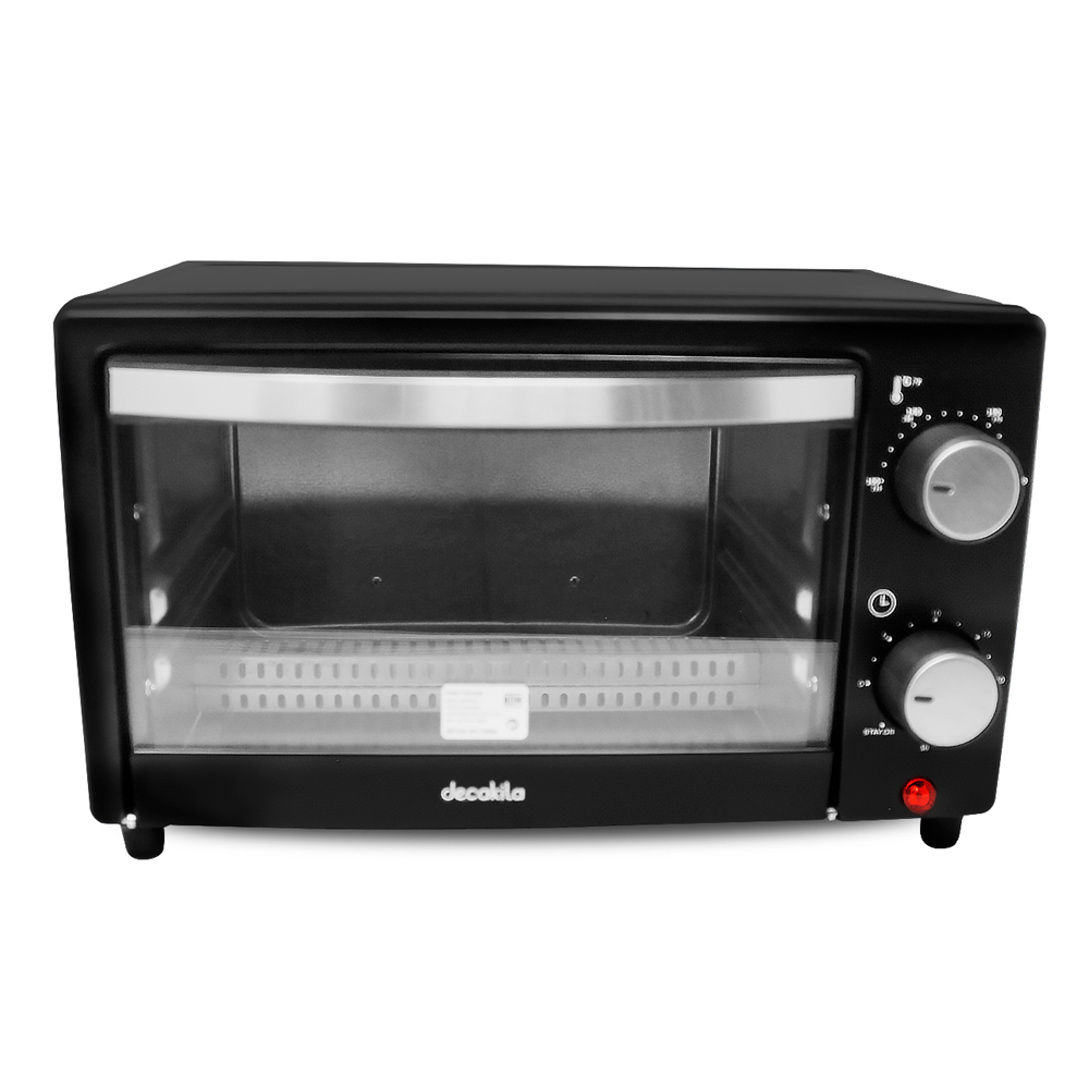 Horno Tostador Eléctrico 10 L Negro Decakila KUEV007B (Caja de 4 Piezas)