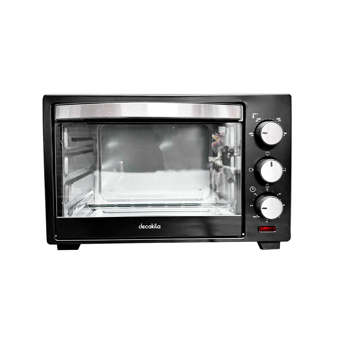 Horno Tostador Eléctrico 22 L Negro Decakila KUEV008B