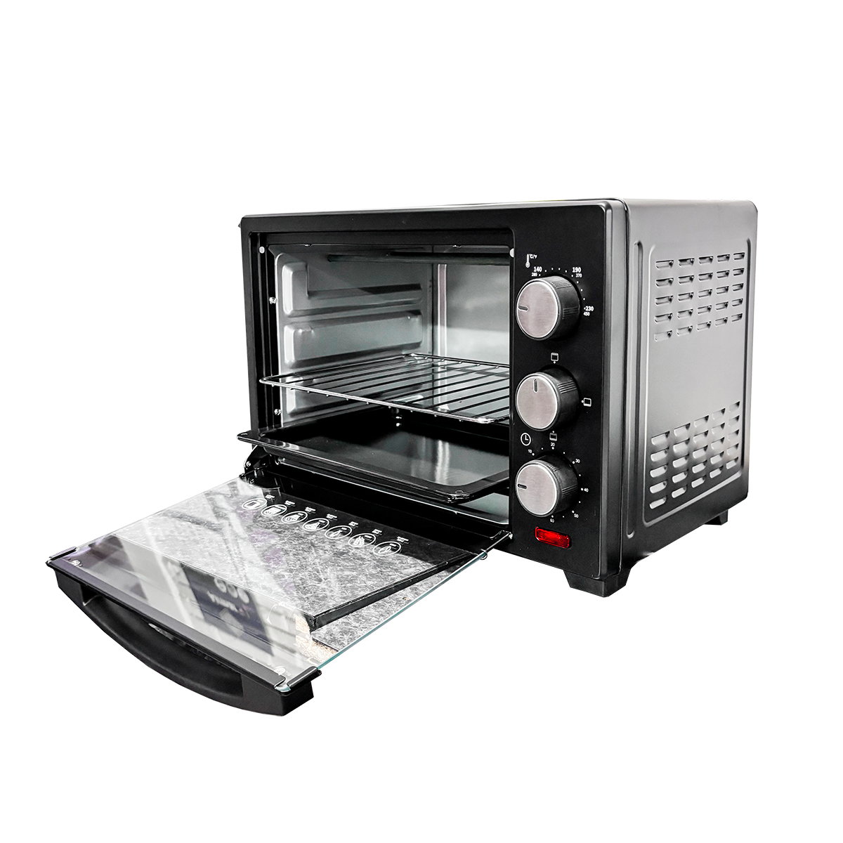Horno Tostador Eléctrico 22 L Negro Decakila KUEV008B