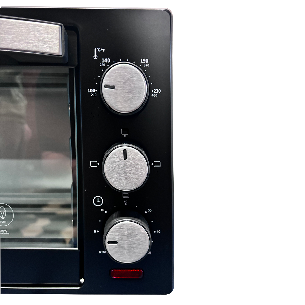 Horno Tostador Eléctrico 22 L Negro Decakila KUEV008B
