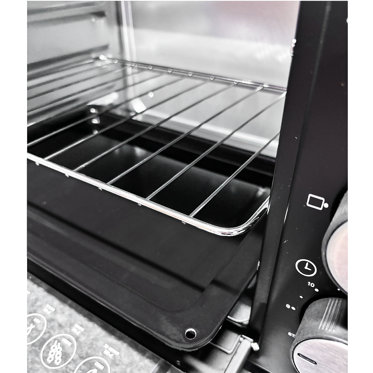 Horno Tostador Eléctrico 22 L Negro Decakila KUEV008B