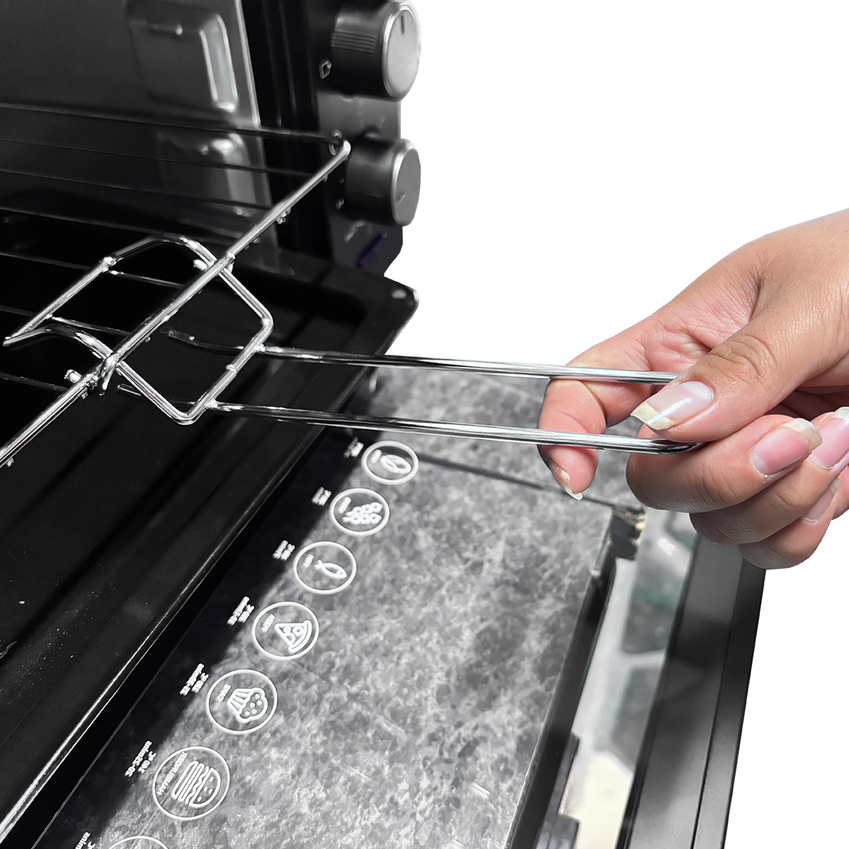 Horno Tostador Eléctrico 22 L Negro Decakila KUEV008B