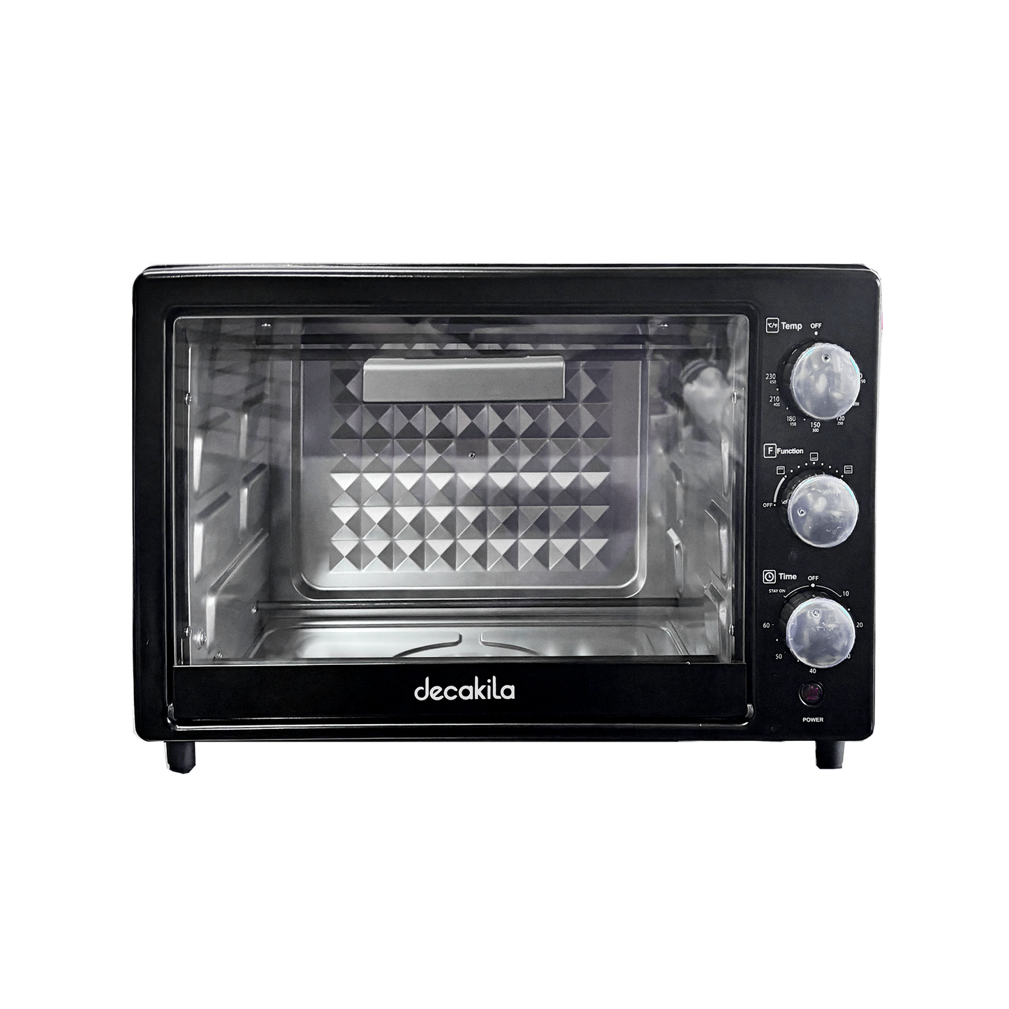 Horno Tostador Eléctrico 22 L Negro Decakila KUEV023B (Caja con 4 Piezas)
