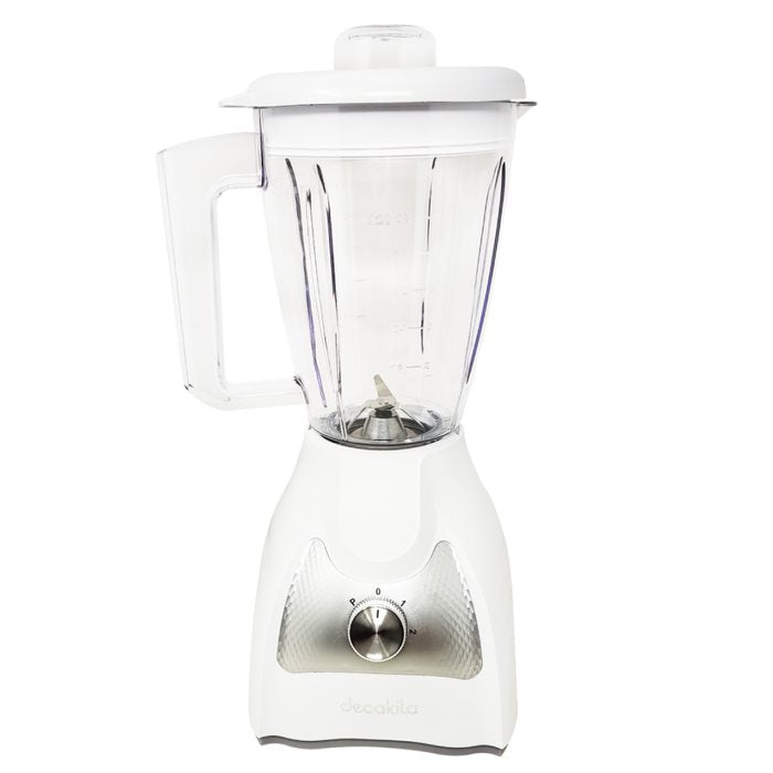 Licuadora 2 Velocidades + Pulso Vaso de Plástico Blanca Decakila KUJB043W