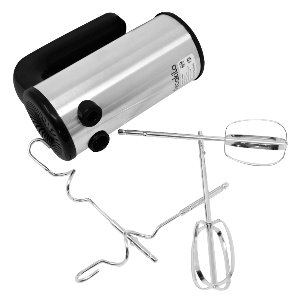 Batidora de Mano 5 Velocidades 150 W Acero Inoxidable Decakila KUMX009M (Caja con 16 Piezas)