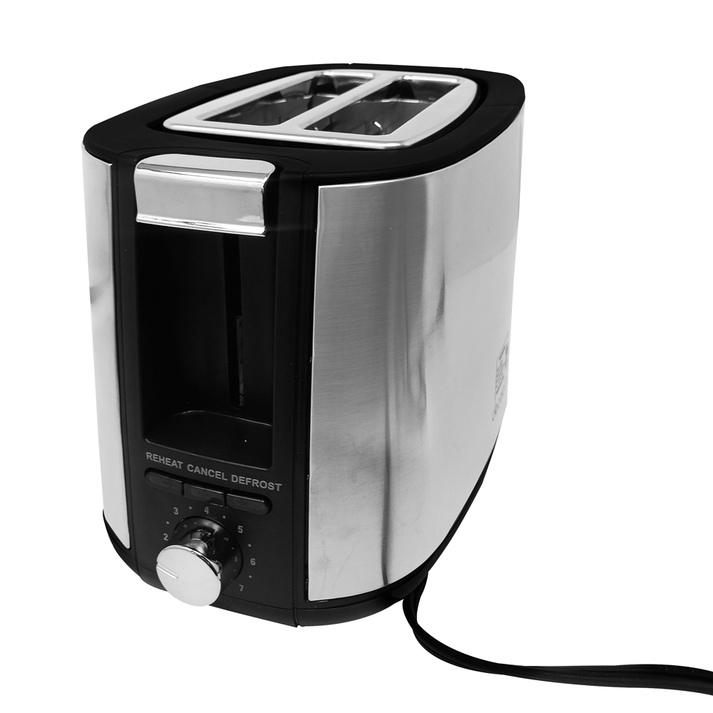 Tostador 2 Rebanadas Acero Inoxidable 750 W Decakila KUTS009M (Paquete con 6 piezas)
