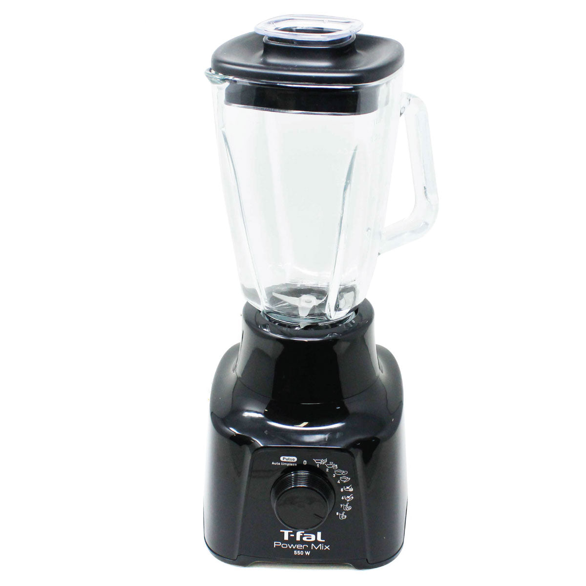 Licuadora 8 Velocidades Vaso de Vidrio 1.25 L Power Mix Negro T-fal LN2898MX (Paquete con 3 Piezas)