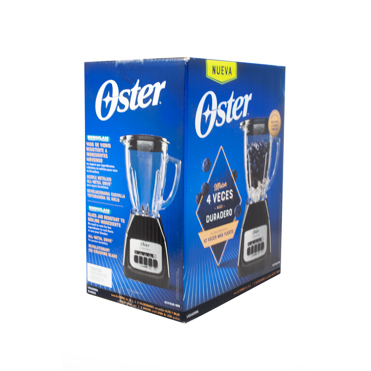 Licuadora 2 Velocidades + 2 Pulso Vaso de Vidrio Negra Oster BLSTKAG-BPB-013 (2110244)