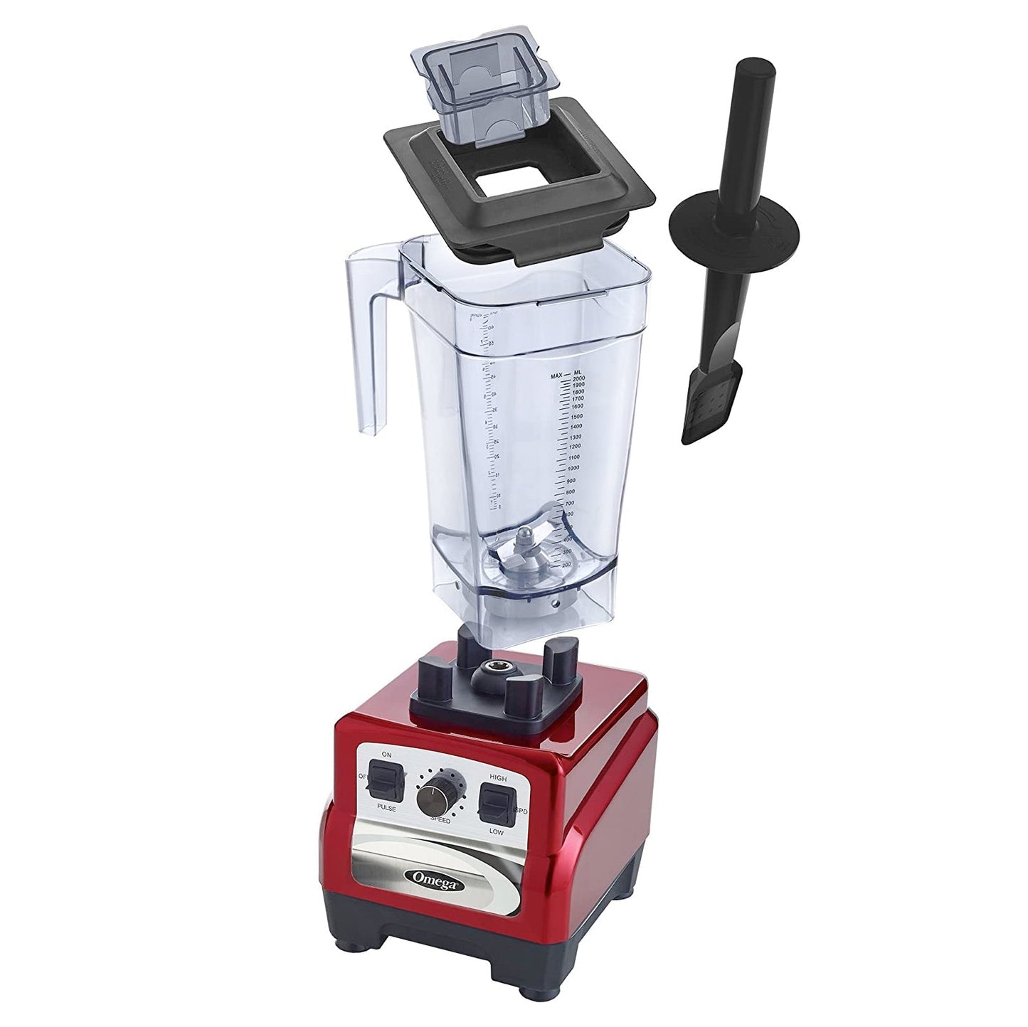 Licuadora 10 Velocidades 3 Hp Vaso Tritan Profesional Omega OM6560