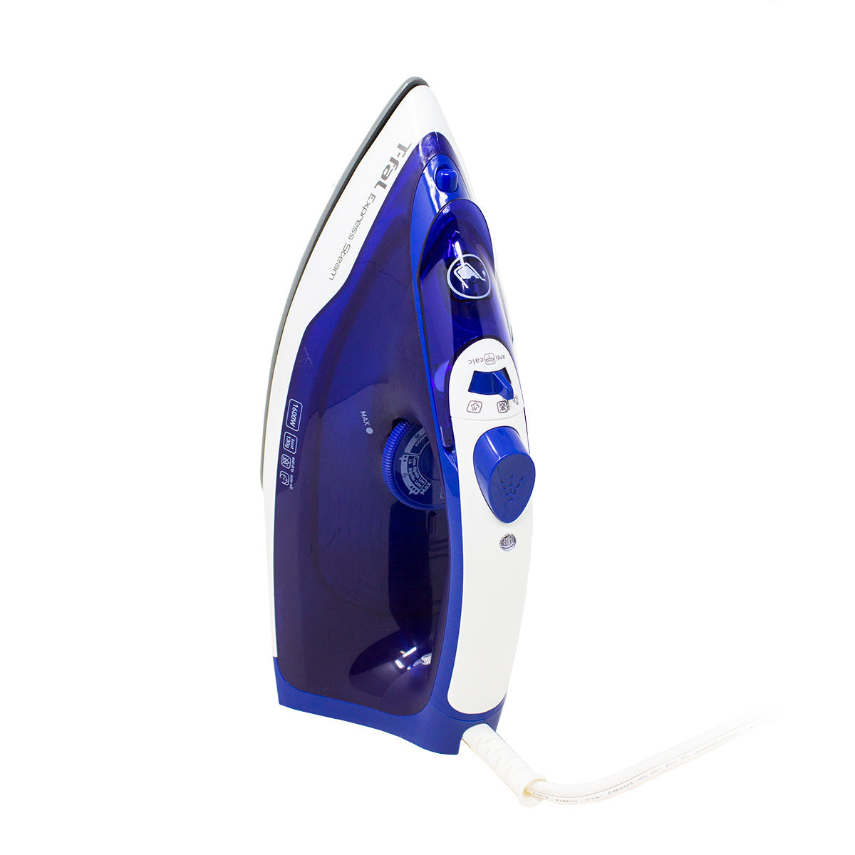 Plancha de Vapor Suela de Ceramica con Autoapagado Express Steam Azul T-Fal FV2864X0