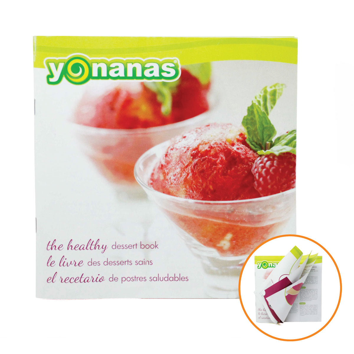 Procesador De Helados Naturales Con Fruta Congelada Yonanas Classic 902 (Caja de 2 Piezas)