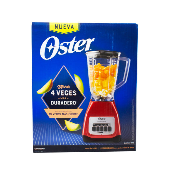 Licuadora 2 Velocidades + 2 Pulsos Vaso de Plastico Rojo Oster BLSTKAP-RPB-013 (2110248)