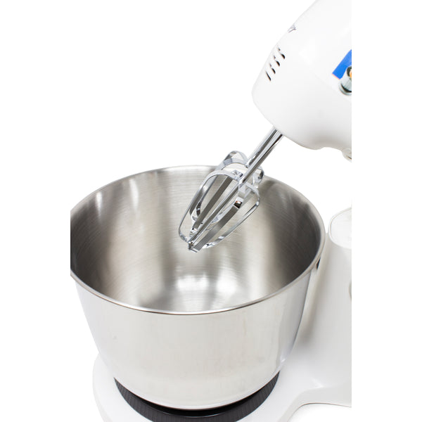 Batidora de Mano y Pedestal 6 Velocidades Tazón de Acero Inoxidable Blanca Oster FPSTHS3612