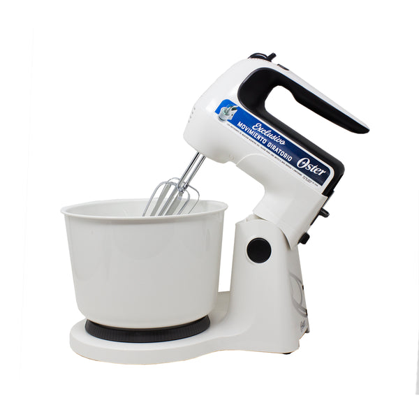 Batidora de Mano y Pedestal 6 Velocidades Tazón de Plástico Blanca Oster FPSTHS3610