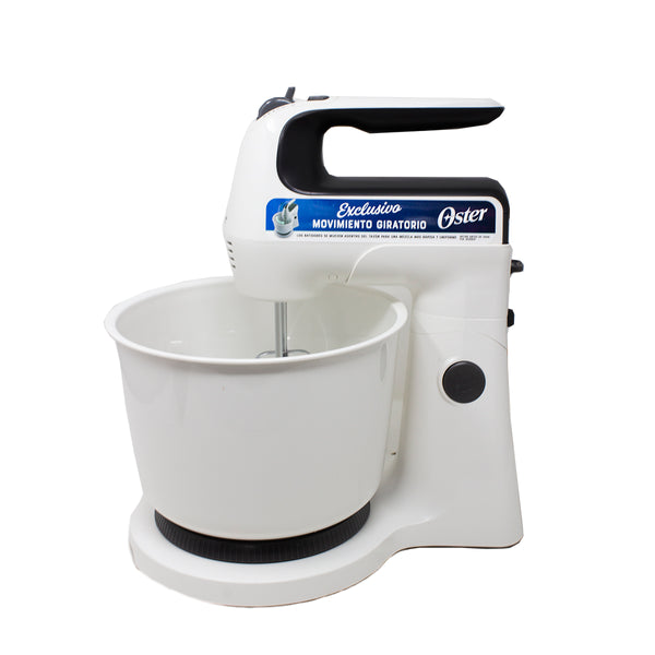 Batidora de Mano y Pedestal 6 Velocidades Tazón de Plástico Blanca Oster FPSTHS3610