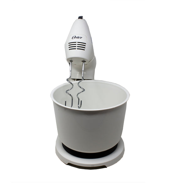 Batidora de Mano y Pedestal 6 Velocidades Tazón de Plástico Blanca Oster FPSTHS3610