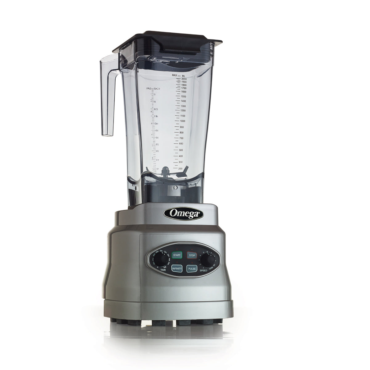 Licuadora 10 Velocidades 3 Hp con Temporizador Vaso Tritan Profesional Omega OM7560F