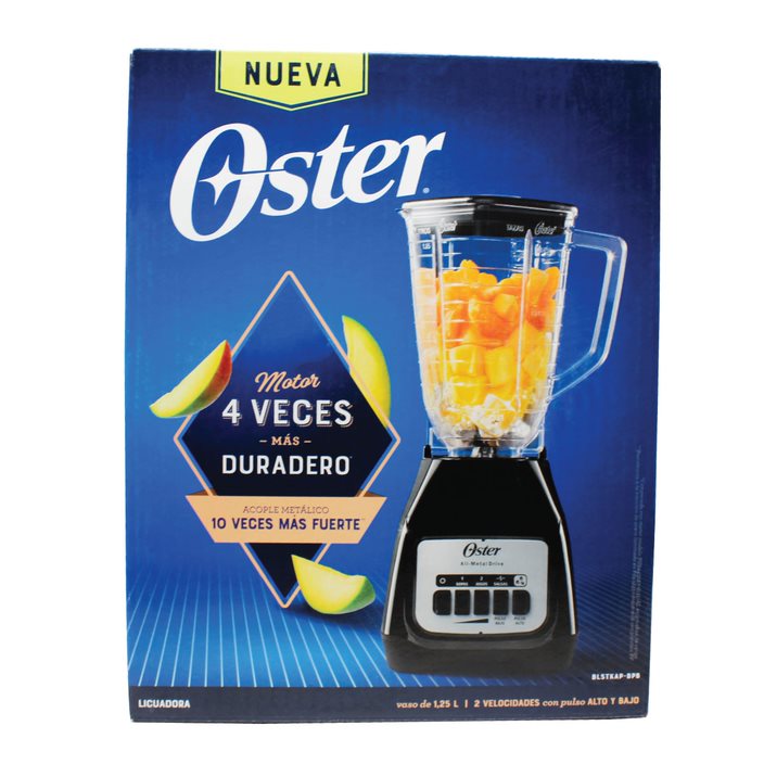 Licuadora 2 Velocidades + 2 Pulso Vaso de Plastico Negro Oster BLSTKAP-BPB-013 (2110247)