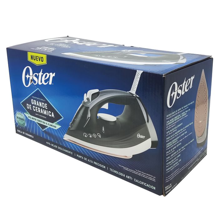 Plancha De Vapor Con Suela Cerámica Gris Oster GGCSTEP2501-013 (2122062)