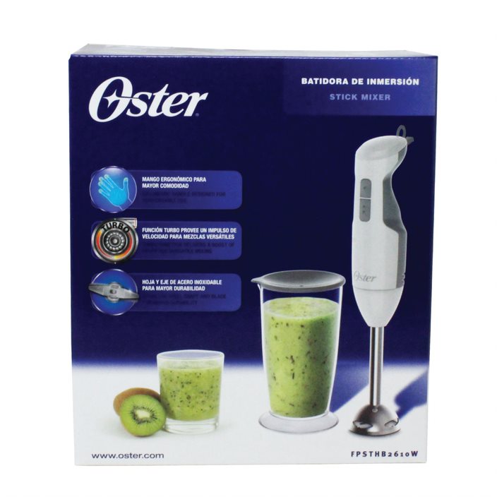 Batidora de Inmersión 2 Velocidades Blanca Oster FPSTHB2610W-013